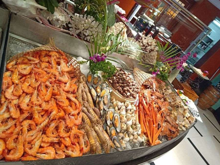 Dongguan Goodview Hotel Sangem Qiaotou מסעדה תמונה